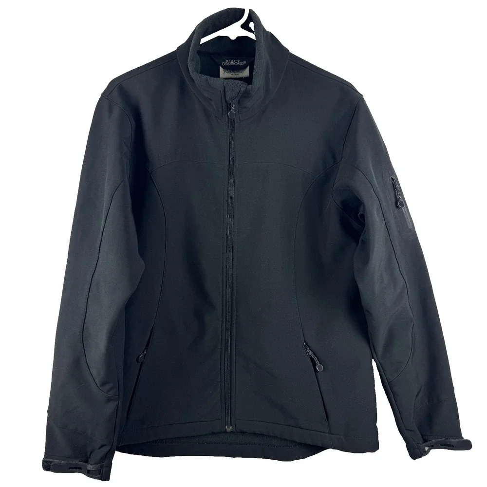 BLACK DIAMOND Womens performance active jacket full‎ zip coat BLACK - L